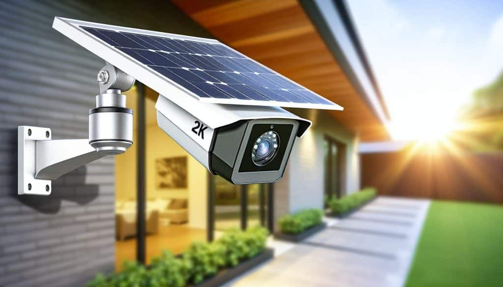 Caméra surveillance solaire: YESKAMO 2K dévoilée